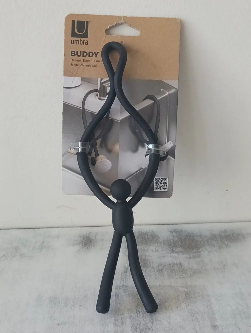 Umbra Buddy Hanging Hook - Black Silicone